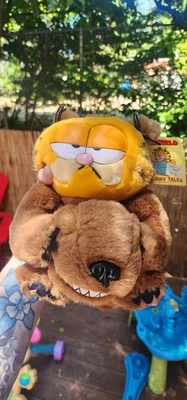 Vintage Garfield Dakin Plush Cat Furry Tales Big Bad Wolf Costume Stuffed Animal - Image 1 of 4