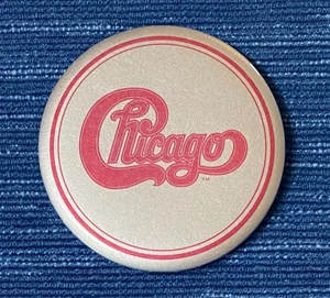 Vintage Chicago Band Promo Pinback 3” Button Pin Music Concert 30B - Picture 1 of 1