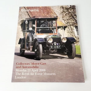 Bonhams Collectors Motor Cars Automobilia Auction Catalogue London 2008 - Picture 1 of 14