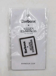 NEW BARBOUR ALLEN EDMONDS ENAMEL LAPEL PIN BADGE RARE BROOCH - Picture 1 of 3