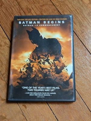 Batman Begins DVD 2005 Two-Disc Deluxe Edition Christian Bale Nolan - Image 1 of 3