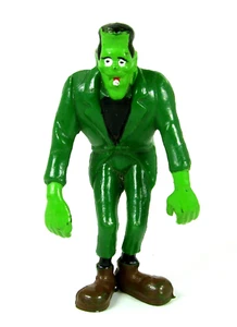 1970's Vtg Chemtoy Groovie Goolies Frankie PVC Green Hong Kong 3.25 inches Tall - Picture 1 of 13
