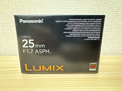 Panasonic LUMIX G 25mm / F1.7 ASPH. Black H-H025-K Lens for MFT Black - Image 1 of 4
