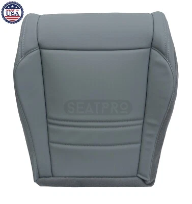 Cubierta de asiento inferior delantera gris cuero sintético para Ford Explorer Eddie Bauer 1998-2001 Foto 1 de 4