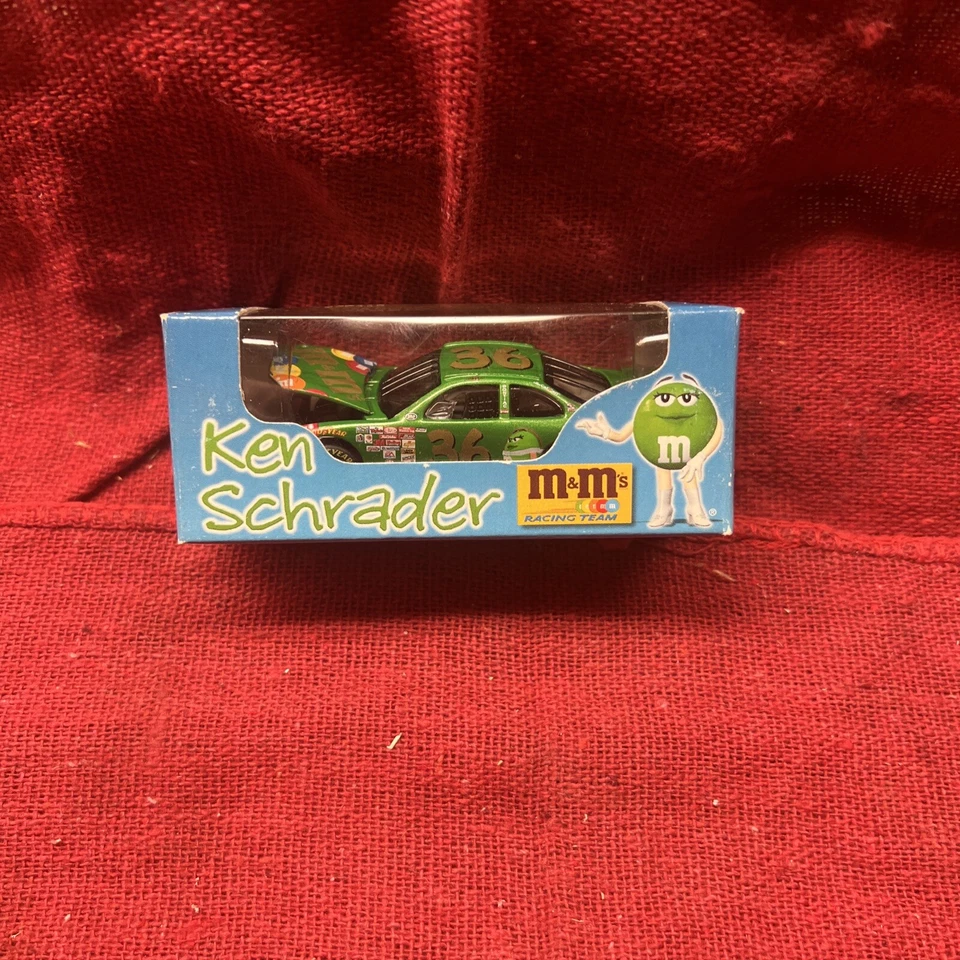 Ken Schrader - 1/64 Diecast GREEN M&Ms / 36 2000 Grand Prix - 1 of 1584 - Image 1 of 1