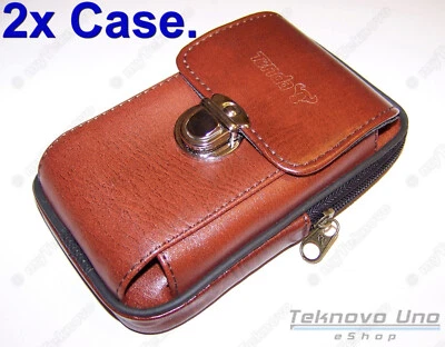 2x Custodia Doppia Marsupio Cintura Clip per HP 35s 10c 11c 12c 12CP 15c 16c 10BII+ 17BII+ - Immagine 1 di 4