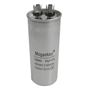 Condensador de funcionamiento 45uF 450VAC 45 uF/MFD 450V CA para secador de bomba de compresor de aire - Imagen 1 de 4