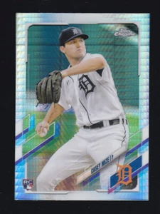 2021 Topps Chrome #4 CASEY MIZE RC Detroit Tigers PRISM REFRACTOR ROOKIE CARD - Picture 1 of 2