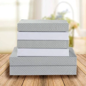 Elegant Comfort Luxury Soft Bed Sheets Polkadot Pattern - 1500 Premium Hotel ... - Picture 1 of 10