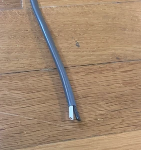 Cable de freno ligero de remolque de 25' cableado 14/2 calibre 14 2 cables con cubierta gris - Imagen 1 de 5