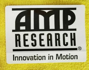 ORIGINAL AUTOMOTIVE DECALS "AMP RESEARCH" 4" X 2.75" - Picture 1 of 1