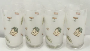 Pfaltzgraff Naturewood 140z Glassware Cooler Frosted Set 4 B - Picture 1 of 4