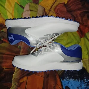Under Armour Golf Shoe Charged Breathe  Cleats 3026403-100 Women’s Size 10 NWOB - Picture 1 of 11