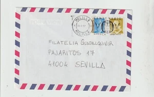 España Sobre Circulado Melilla SevillaMatasellos Conmemorativo año 1997 (GS-882) - Foto 1 di 1