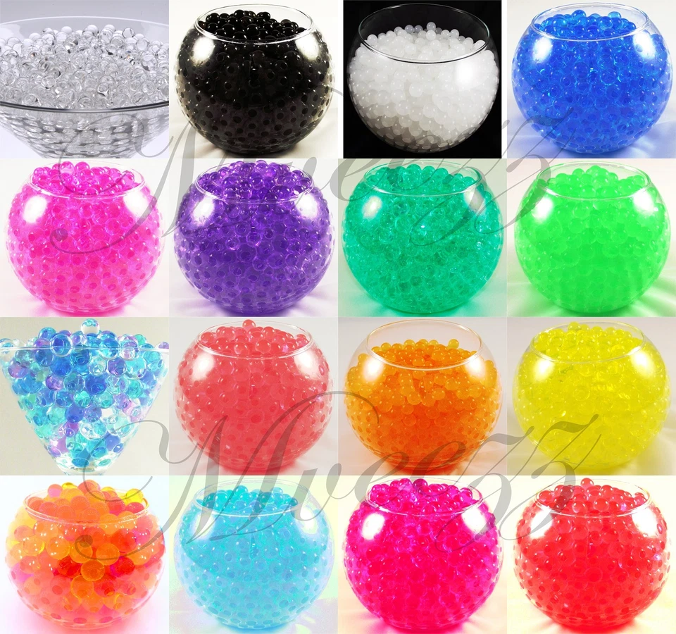 1200 WATER BEADS EXPANDING FAST GROWING GEL BALLS WEDDING VASE DECORATION PARTY - Image 1 of 1