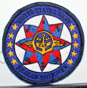 US Navy Rescue Schwimmer große vollfarbige Abzeichen Abzeichen Emblem Aufnäher - Bild 1 von 2