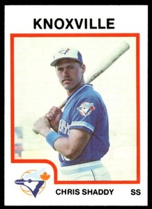 1987 ProCards Chris Shaddy Knoxville Blue Jays #1495