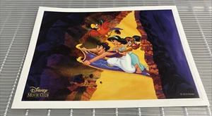Disney Movie Club Aladdin Lithograph 2016 5"x7" - Picture 1 of 3