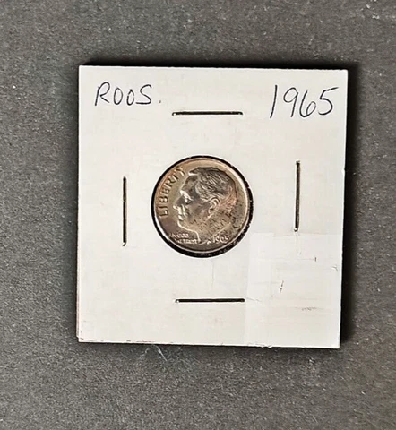 1965 Clad Roosevelt Dime Cover