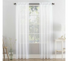 Luxury Drapery Sheer Voile Window Curtain Panel
