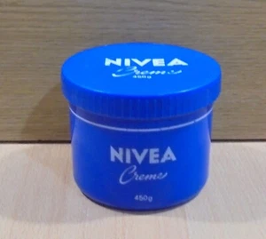 NIVEA BODY CREAM ADVERTISIGN VTG PLASTIC BOX 500ML EMPTY - Picture 1 of 18