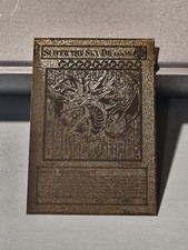 YU-GI-OH!- DIVINITÀ EGIZIA -SLIFER IL DRAGO DEL CIELO - GOLD METAL CARD- INGLESE