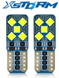 2Pcs T10 W5W Led Canbus WY5W Bulbs Error Free 194 168 LED Super Bright Car Inter - Picture 1 of 1