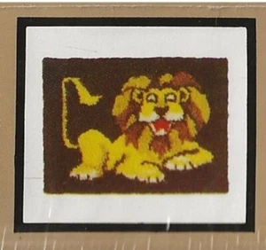 Vintage Caron Latch Hook "Lion" Rug Kit 27" x 20" - Picture 1 of 3
