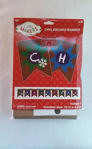 Kit artesanales navideñas de bandera de pizarra de Little Maker's - Imagen 1 de 2