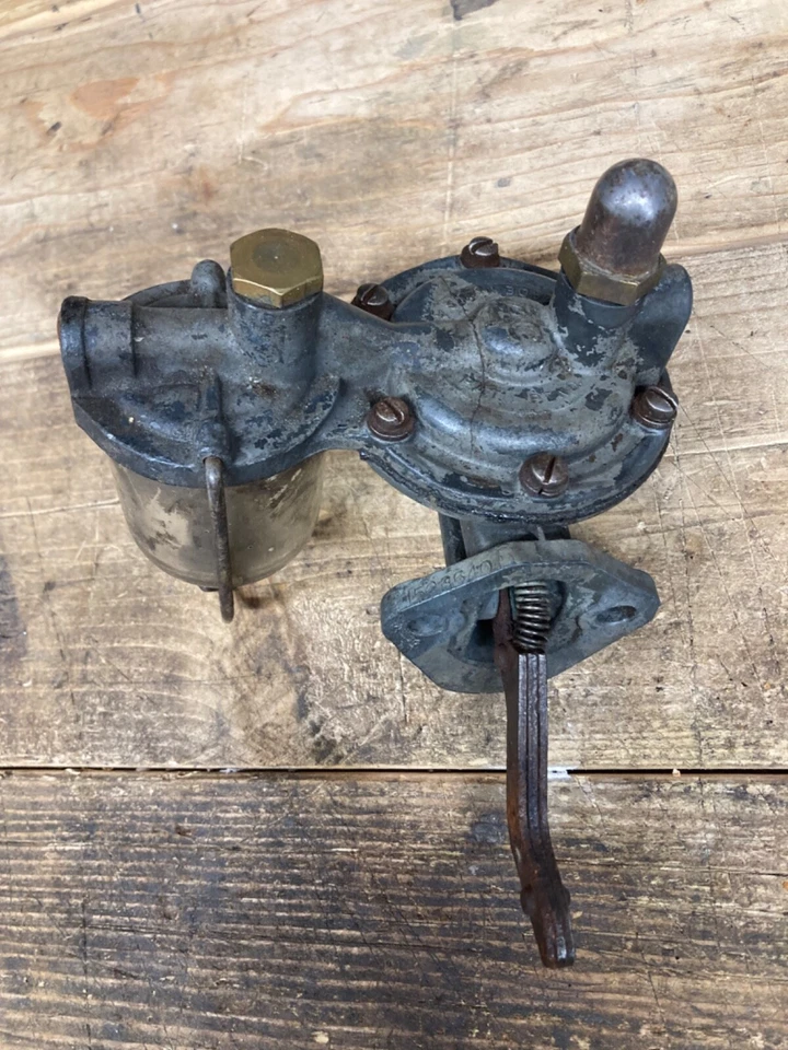 BOMBA DE COMBUSTIBLE NASH LAFAYETTE DE VIDRIO DE ACCIÓN ÚNICA AC 1937-1940 Foto 1 de 1