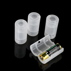 4pcs AA to C Size Pop Battery Cover Converter Boxes Adaptor Adapter Case Shell - Picture 1 of 6