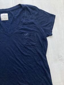 Hollister T-Shirt Damen Blau Gr. L