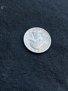 1968 Quarter No Mint Mark And Letters And Date Touching Rim - Picture 1 of 4