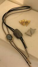 2 Bolo Ties & 2 Sets of Collar Tips Western Cowboy Cowgirl 