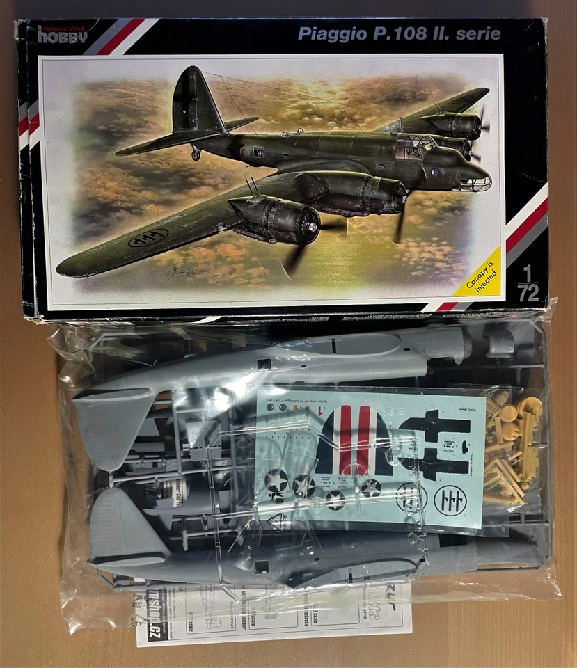 SPECIAL HOBBY SH72035 - PIAGGIO P.108 II. SERIE - 1/72 PLASTIC KIT - Immagine 1 di 1