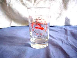 Vintage LAFD 1978 Glass Palm Springs Contract Ceminar Cup Los Angeles Fire Dept. - Picture 1 of 1