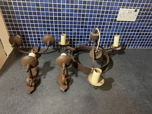 Smithbrook Refectory Wandleuchte mit 2 Lichtern Paar - Bild 1 von 6