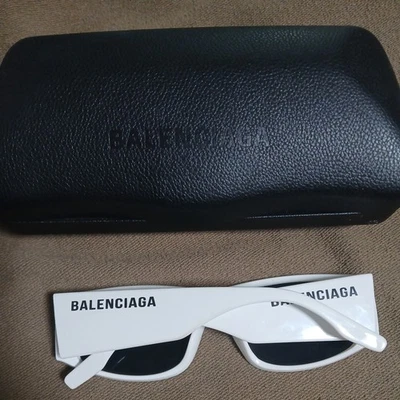 Balenciaga BB0258S White/Grey (003) Sunglasses - Image 1 of 4