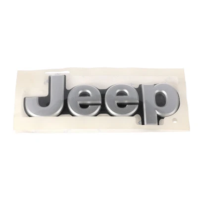 Placa de identificación genuina Mopar 2015-2021 Jeep Grand Cherokee negra Jeep 5UY60LS1AA Foto 1 de 3