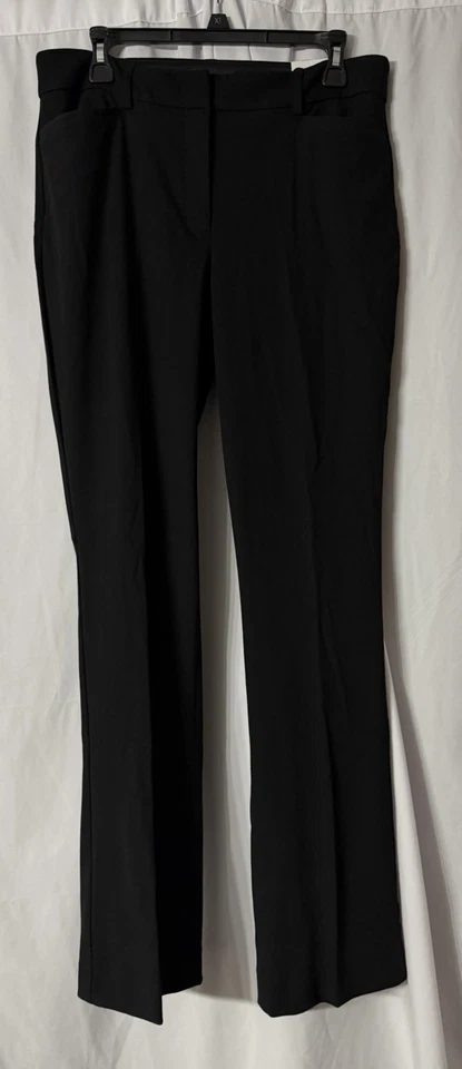 NWT Express Columnist Womens Black Barely Boot High Rise Pants Slacks Size 12R - Image 1 of 4