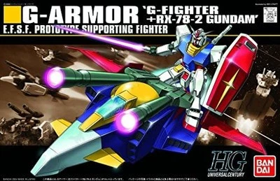 Mobile Suit Gundam HGUC No.050 1/144 G-Armor G-Fighter + kit modello Gundam R... - Immagine 1 di 4