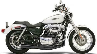 Bassani Manufacturing Road Rage 2:1 Short Upswept Megaphone Exhaust System - Bla - Image 1 of 3