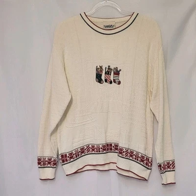 Suéter Bordado Navidad Navidad Texturizado Northern Reflections De Colección Para Mujer M Foto 1 de 4