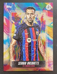 2022-23 Topps Bellingham Platinum Curated Set Sergio Busquets Barcelona - Picture 1 of 2