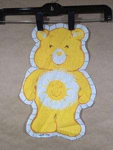 Vintage Care Bear Kissen Schnitt und Näh Panel Sonnenschein Bär gelb 80er Jahre - Bild 1 von 4