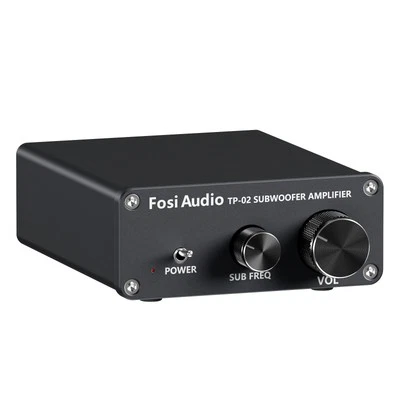 Fosi Audio TP-02 Subwoofer Amplifier TDA7498E Mini Sub Bass Amp Digital Class D - Image 1 of 4