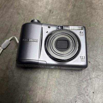 Cámara digital Canon PowerShot A1100 IS en plata - zoom 12,1 MP 4x - probada Foto 1 de 4