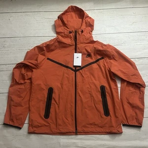 Chaqueta cortavientos Nike Tech tejida cremallera completa naranja para hombre mediana HM7151-846 - Imagen 1 de 8