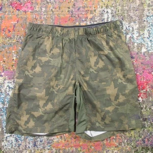 The North Face Camo Lightweight Shorts Mens M Elastic Draw String Mesh Pockets - Picture 1 of 9