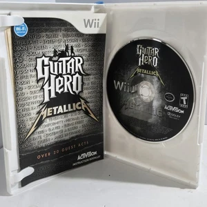 Guitar Hero: Metallica (Nintendo Wii, 2009) Nur Disc und Handbuch - Bild 1 von 7